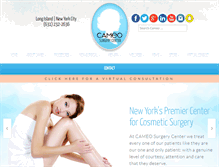 Tablet Screenshot of cameosurgerycenter.com